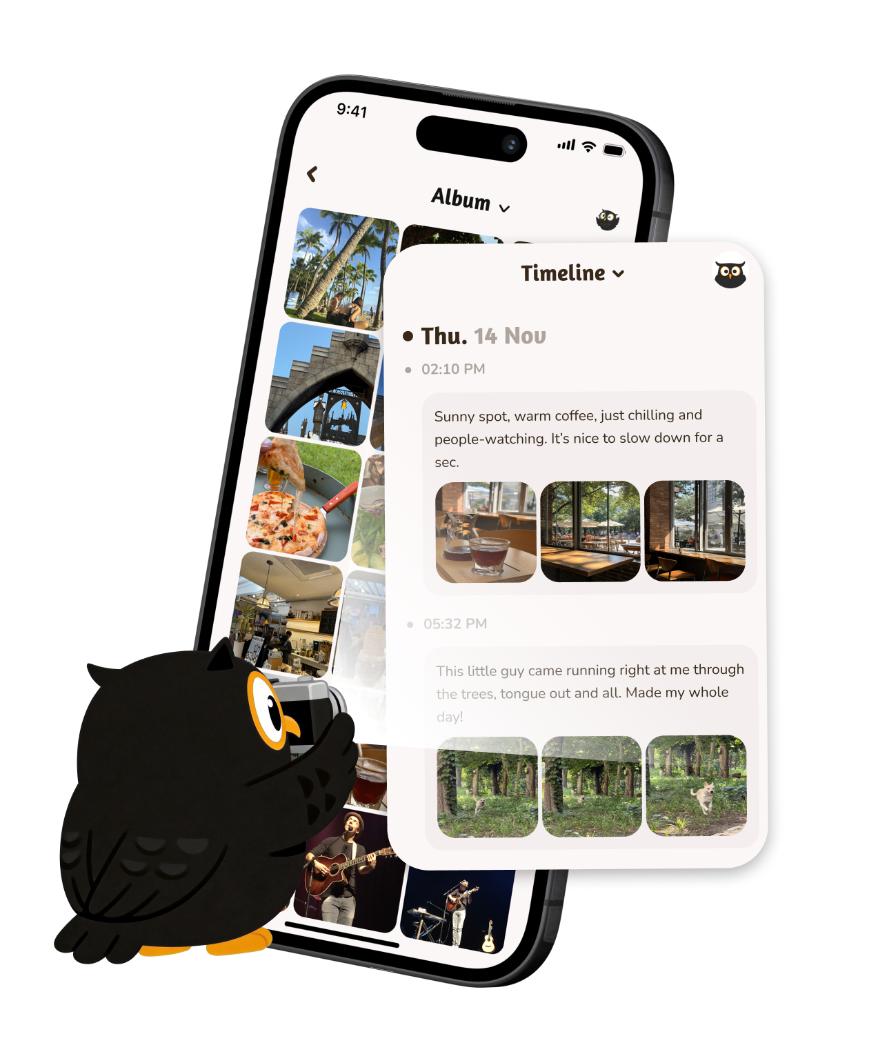 More than a journal - view memories in multiple ways