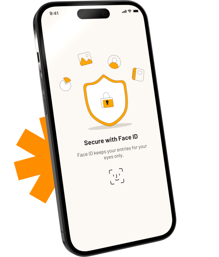 Secure and Private - data stays on your device with lock protection